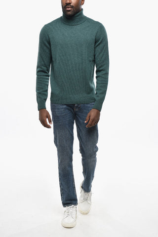 Pure Cashmere Turtleneck Sweater