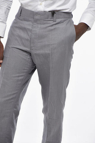 ID Linen-Blend Trousers IDENTITY