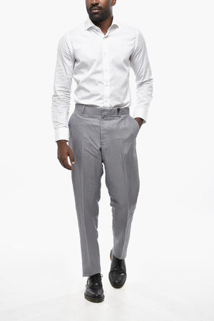 ID Linen-Blend Trousers IDENTITY