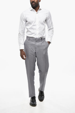 ID Linen-Blend Trousers IDENTITY
