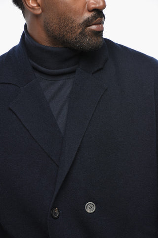 Cardigan Doppiopetto in Lana e Cashmere