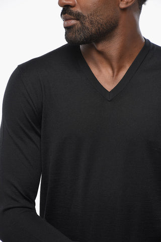 Maglia Scollo a V In Cashmere