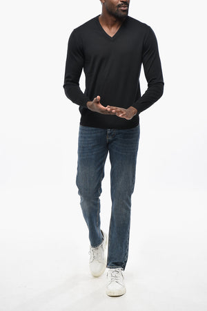 Maglia Scollo a V In Cashmere