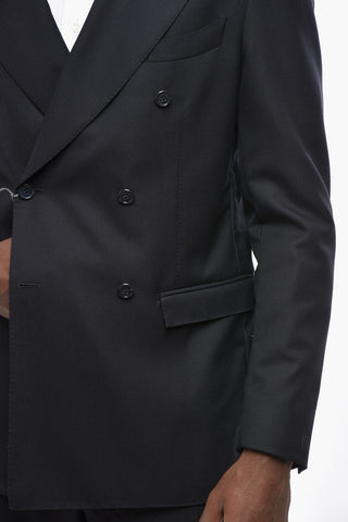 Giacca a Doppiopetto in Lana Vergine von Tasche ad Aletta