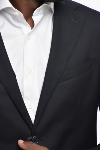 Halbgefütterte Ein-Knopfjacke mit Pattentasche