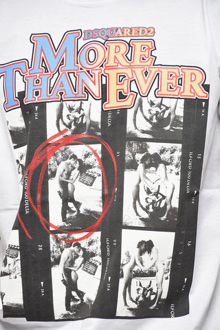 Rundhals-T-Shirt MORE THAN EVER bedruckt