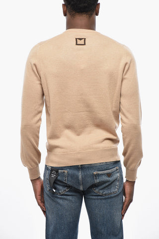 Maglia in Puro Cashmere con Collo a V