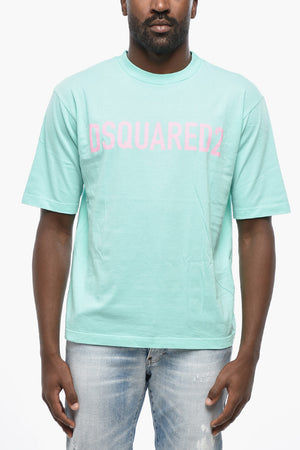 T-Shirt mit Rundhalsausschnitt LOOSE FIT mit bedrucktem Logo