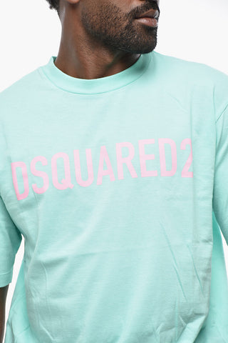 T-Shirt mit Rundhalsausschnitt LOOSE FIT mit bedrucktem Logo