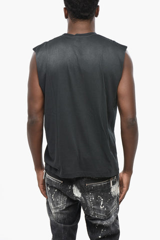 Lightweight Cotton Tank Top IRON FIT with Front Print