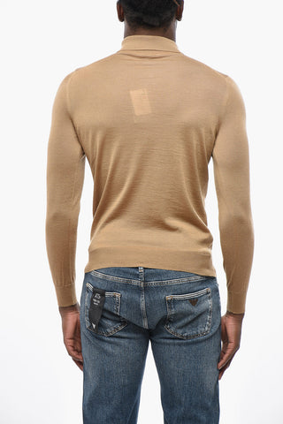 Cashmere Polo-Collar Sweater