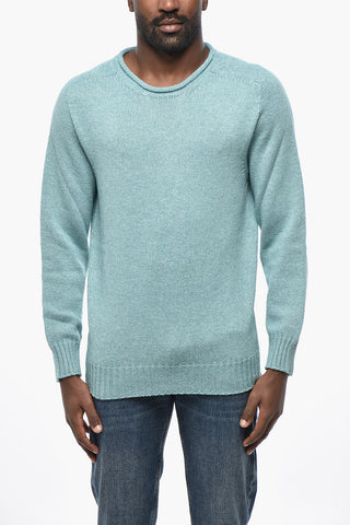 Maglia Girocollo in Cotone e Cashmere
