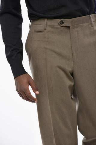Gabardine Cotton Chino Pants