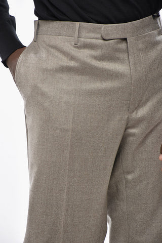 CC COLLECTION Virgin Wool Regular Fit Trousers