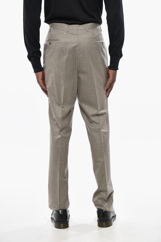 CC COLLECTION Virgin Wool Regular Fit Trousers