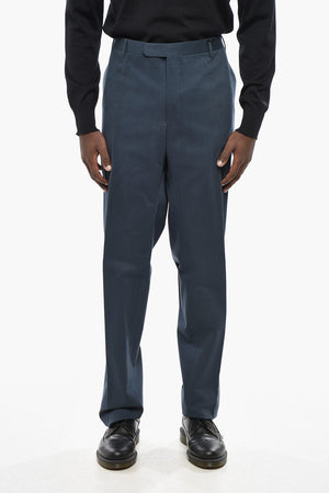 CC COLLECTION Pantaloni in Cotone a Tinta Unita
