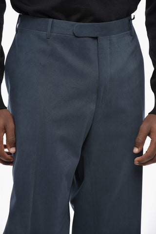 CC COLLECTION Cotton Solid Trousers