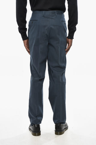 CC COLLECTION Cotton Solid Trousers