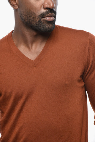 Maglia Scollo a V In Cashmere