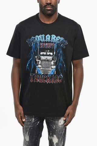 Rundhals-T-Shirt COOL FIT Mit Frontdruck
