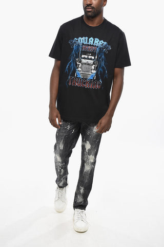 Crewneck T-Shirt COOL FIT Printed On Front