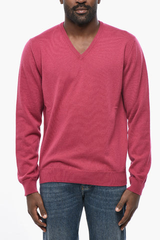 Maglia Scollo a V In Cashmere