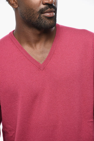 Maglia Scollo a V In Cashmere