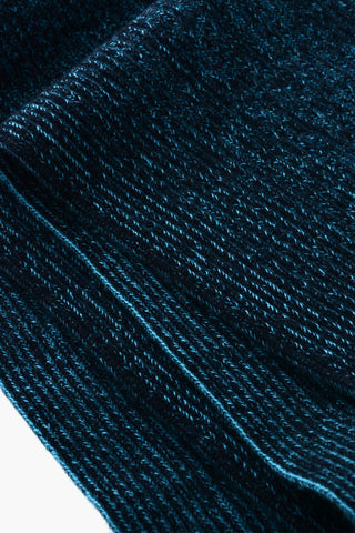Ribbed Pure Cashmere Scarf