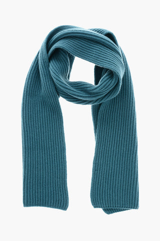 Ribbed Pure Cashmere Scarf
