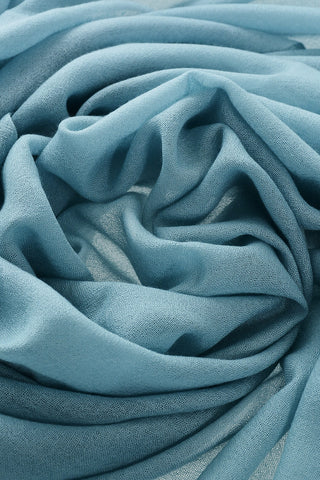 Pure Cashmere Scarf with Fringes