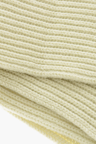 Ribbed Pure Cashmere Scarf