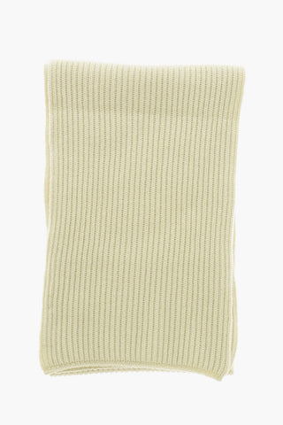 Ribbed Pure Cashmere Scarf
