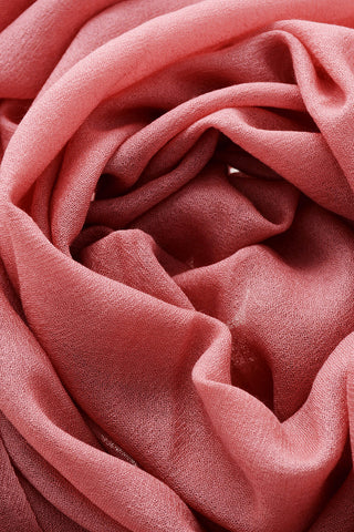 Pure Cashmere Lightweight Scarf with Fringes