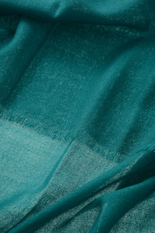 Pure Cashmere Scarf with Fringes