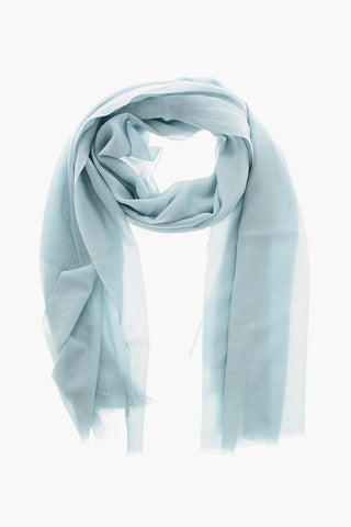 Cashmere and Silk  Scarf with Fringes