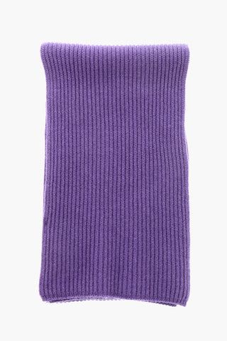 Ribbed Pure Cashmere Scarf