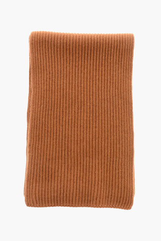 Ribbed Pure Cashmere Scarf