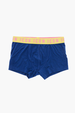 ICON Solid-Color Boxer with Contrast Elastic Band