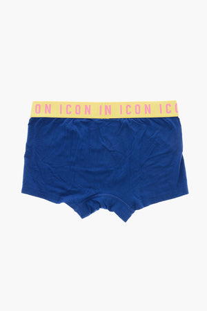 ICON Solid-Color Boxer with Contrast Elastic Band