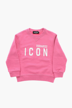 Brushed Cotton Crewneck Sweatshirt ICON