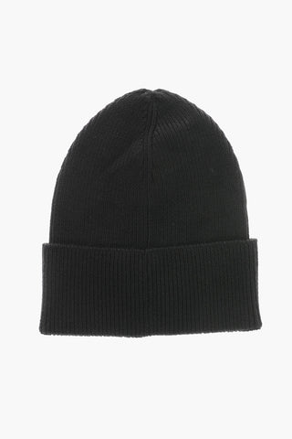 ICON Beanie in Lana con Logo in Rilievo