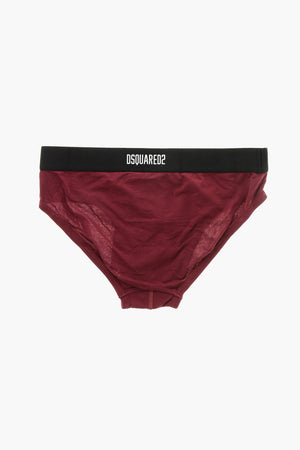 Solid-Color Briefs STAR FUCKER with Contrast Elastic Band