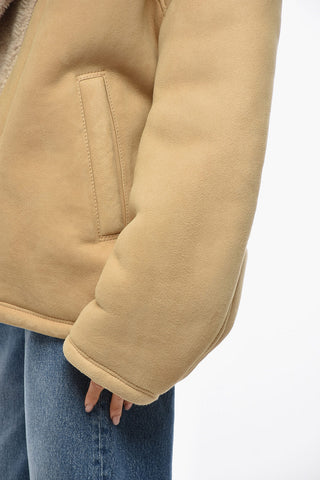 Cappotto in Shearling MARGOT con Tasche a Filo