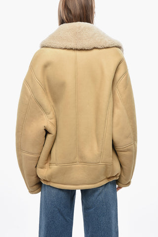 Cappotto in Shearling MARGOT con Tasche a Filo