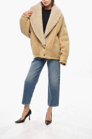 Cappotto in Shearling MARGOT con Tasche a Filo