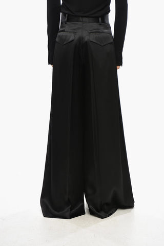 Viscose Satin Palazzo Pants