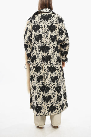 Embroidered Coat LIZA with Fur Detail