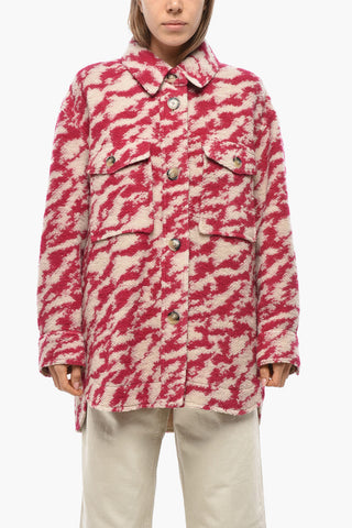 ETOILE Overshirt Foderato in Lana HARVELI Fantasia