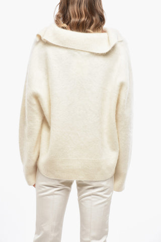 Maglia in Cashmere con Collo a Polo