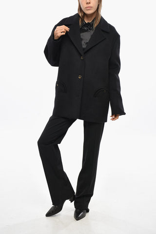 Camel HUNNY Coat with Notch Lapel